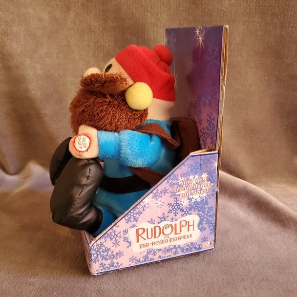 Gemmy Yukon Cornelius Plush of Rudolph The Red Nose Reindeer Animated Sings - Picture 4 of 6